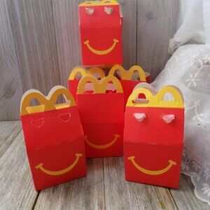 McDonalds EMPTY Small Toy Box Happy Meal Boxes Miniature EMPTY Toy Kitchen 2025*